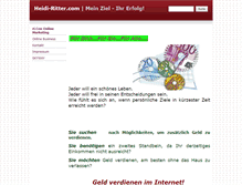 Tablet Screenshot of heidi-ritter.com